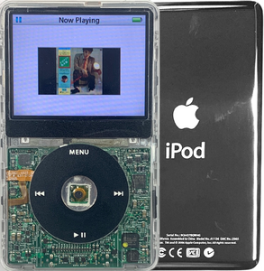 New Apple iPod Video Classic 5th & 5.5 Enhanced Transparent / Black / Transparent