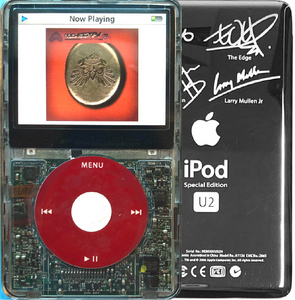 New Apple iPod Video Classic 5th & 5.5 Enhanced Transparent / Red / White (U2 Special Edition Silver)
