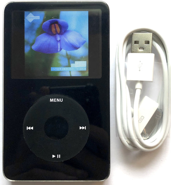 Refurbished Black Apple iPod Video 5th & 5.5 Enhanced New Battery 650mah 850mah
