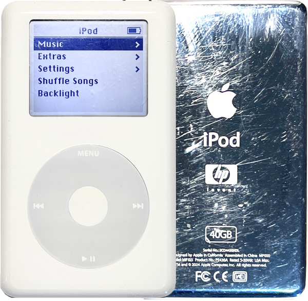 iPod 初回 Apple iPod Classic 4th Generation Monochrome HP Invent 20GB