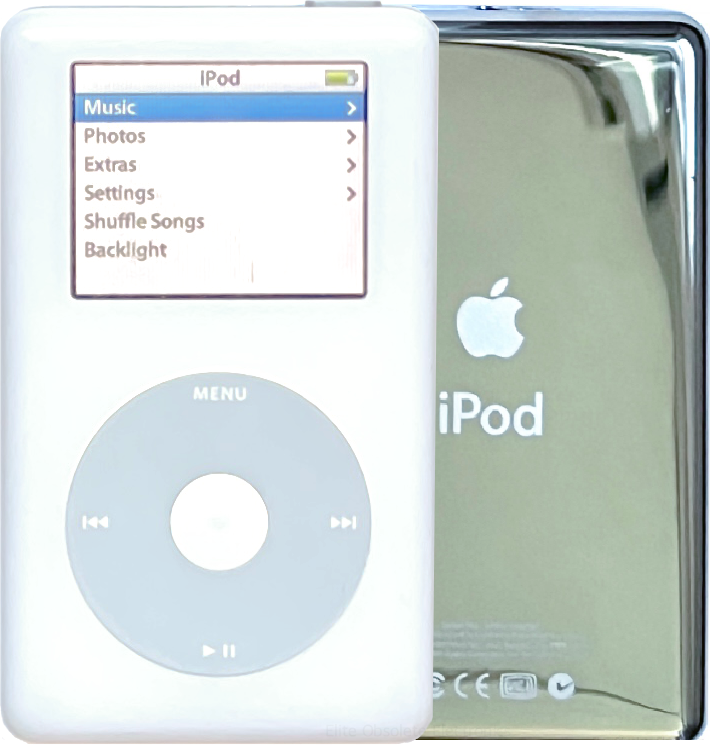 Refurbished Apple iPod Classic 4th Photo Color 64GB 128GB 256GB Tarkan –  Elite Obsolete Electronics