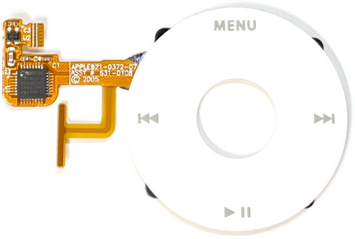 White Click Wheel Flex for Apple iPod Video