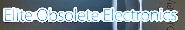 Elite Obsolete Electronics Clear Sticker Large 11.25"