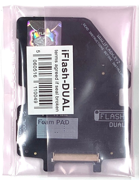 Tarkan iFlash Dual 2x SD ZIF 40-Pin Adapter SD / Micro SD Card SDXC (Brand New)