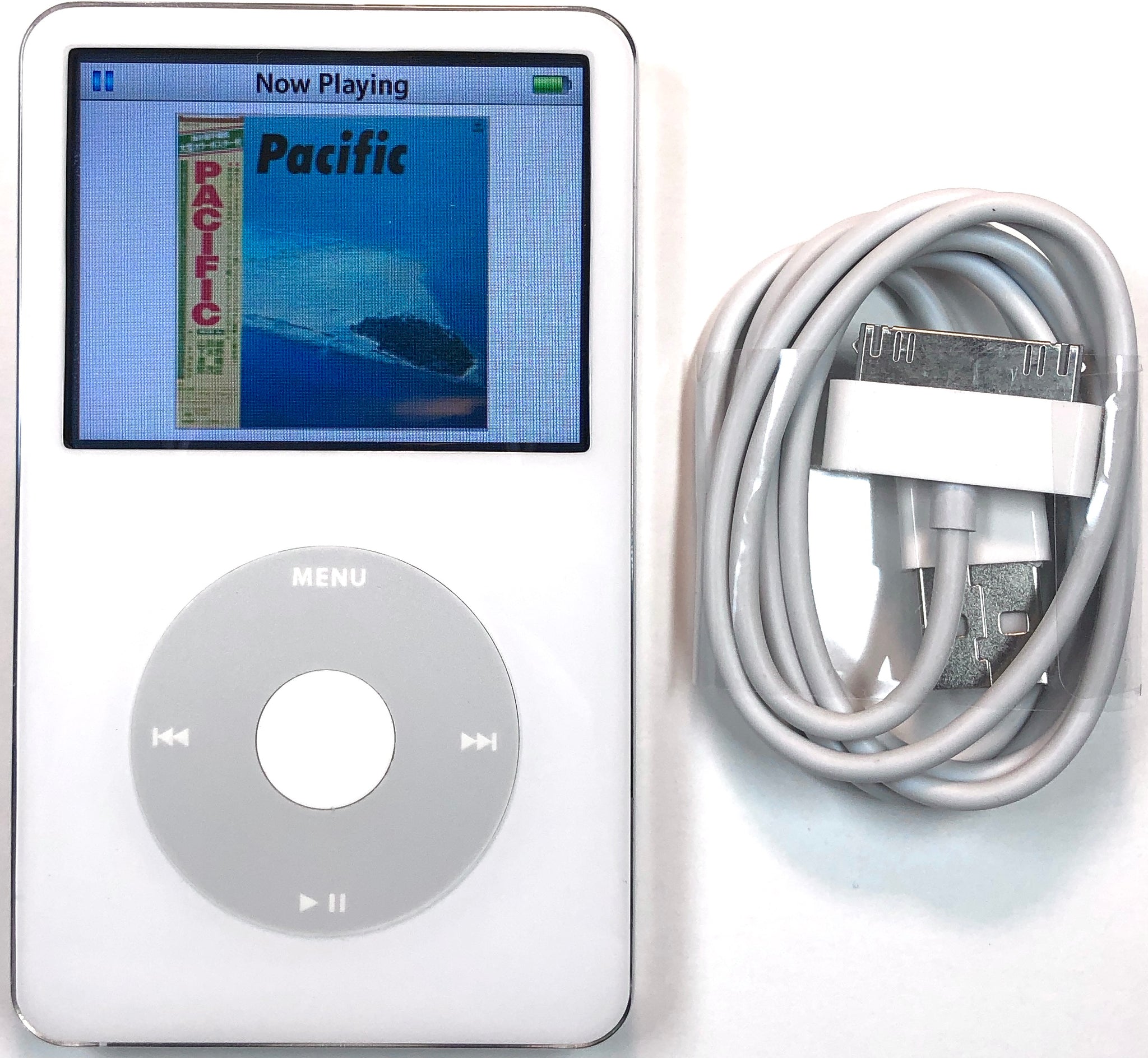 Refurbished White Apple iPod Video 5th & 5.5 Enhanced New Battery 650mah 850mah