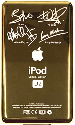 Thin U2 Special Edition Gold Backplate for Apple iPod Video Classic 5th 5.5 6th 7th