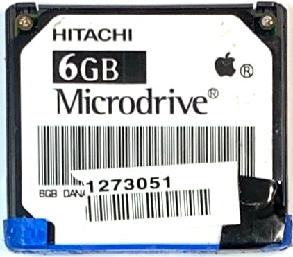 6GB Hitachi MicroDrive CF HDD for Apple iPod Mini 1st 2nd Generation