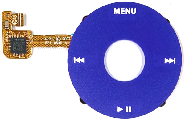 Blue Click Wheel Flex for Apple iPod Classic 6th 7th Generation