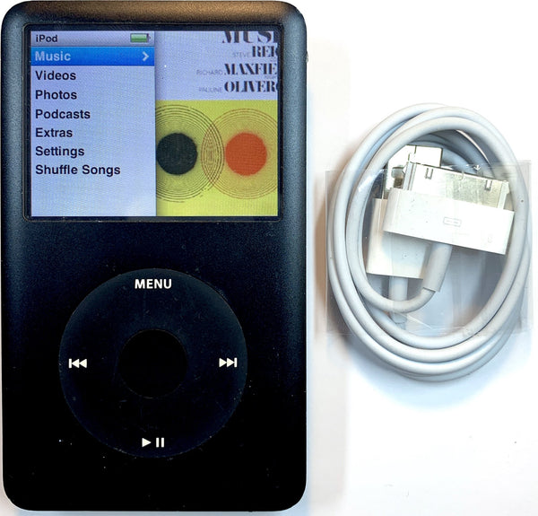 Refurbished Black Apple iPod Classic 6th & 7th Generation New Battery 650mah 850mah