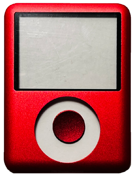 New Product Red Faceplate & Center Button for Apple iPod Nano 3rd Generation