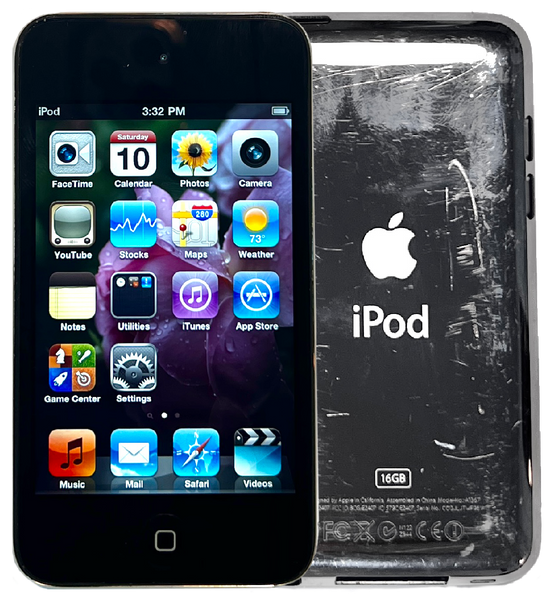 Used Apple iPod Touch 4th Generation 8GB 16GB 32GB Black MC540LL/A ME178LL/A MC544LL/A