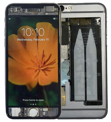 Apple iPhone 6 Custom Refurbished Transparent Clear Gold 128GB Rare iOS 10.3.3