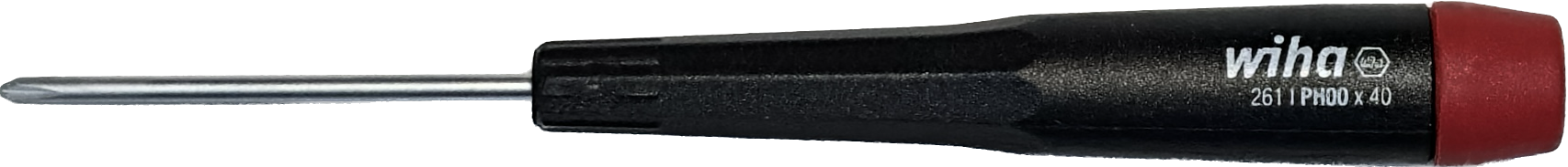 New Wiha 261 PH #00 x 40mm Magnetic Steel-Tip Phillips Head Screwdriver