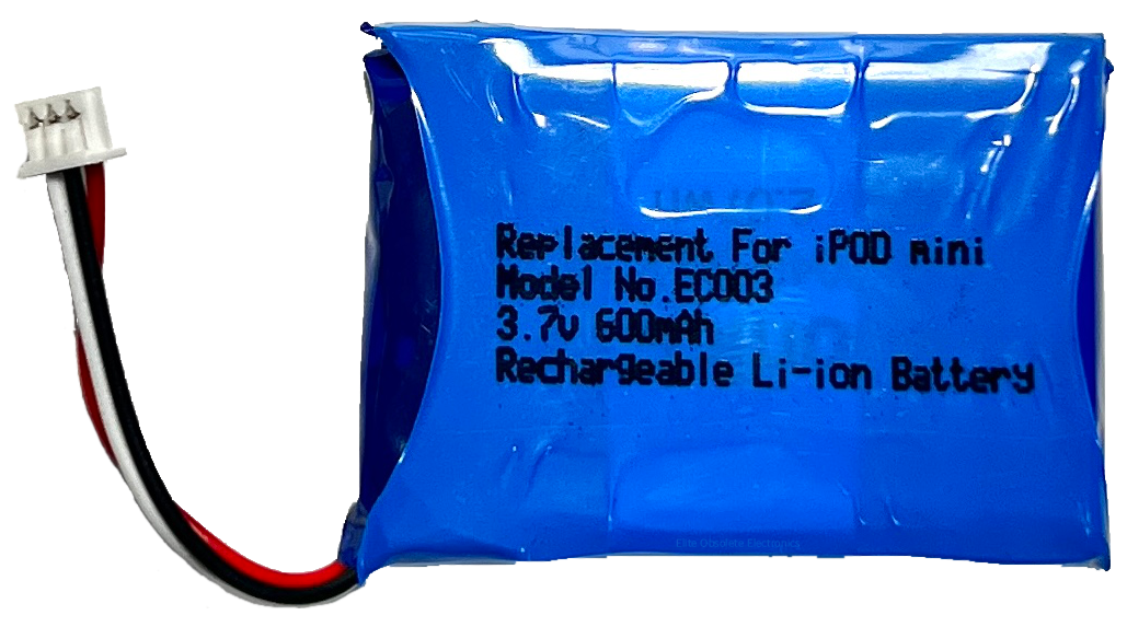 600mah Li-on Replacement Battery for Apple iPod Mini 1st 2nd Generation