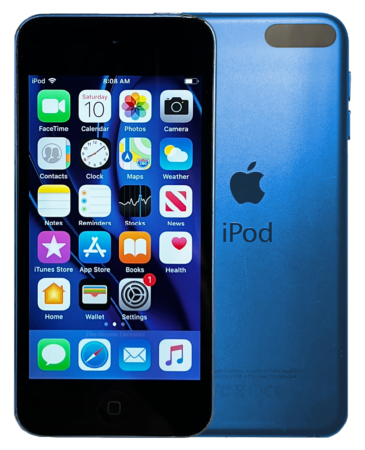 Refurbished Apple iPod Touch 6th Generation Blue & Black 16GB 64GB Refurbished Apple iPod Touch 6th Generation Blue & Black 16GB 64GB