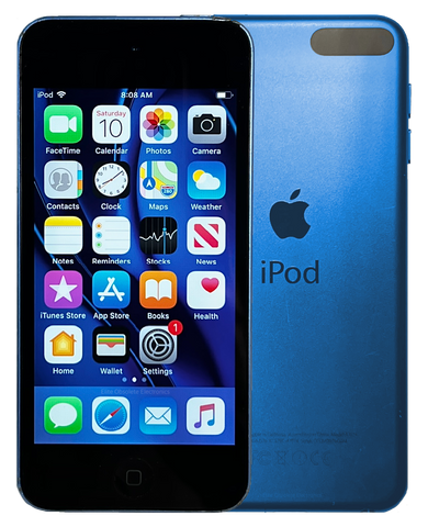 Refurbished Apple iPod Touch 6th Generation Blue & Black 16GB 32GB MKH22LL/A MKHV2LL/A