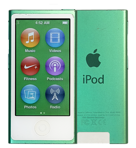 Refurbished Apple iPod Nano 7th Generation 16GB Green MD478LL/A A1446 New Battery