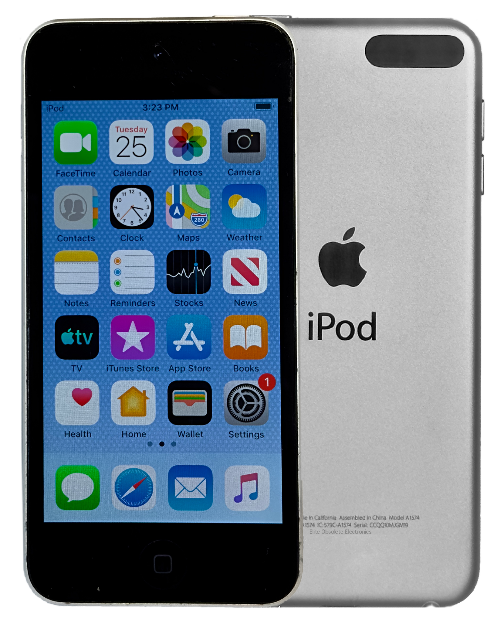 Refurbished Apple iPod Touch 7th Generation Black & Silver 32GB MVHV2LL/A
