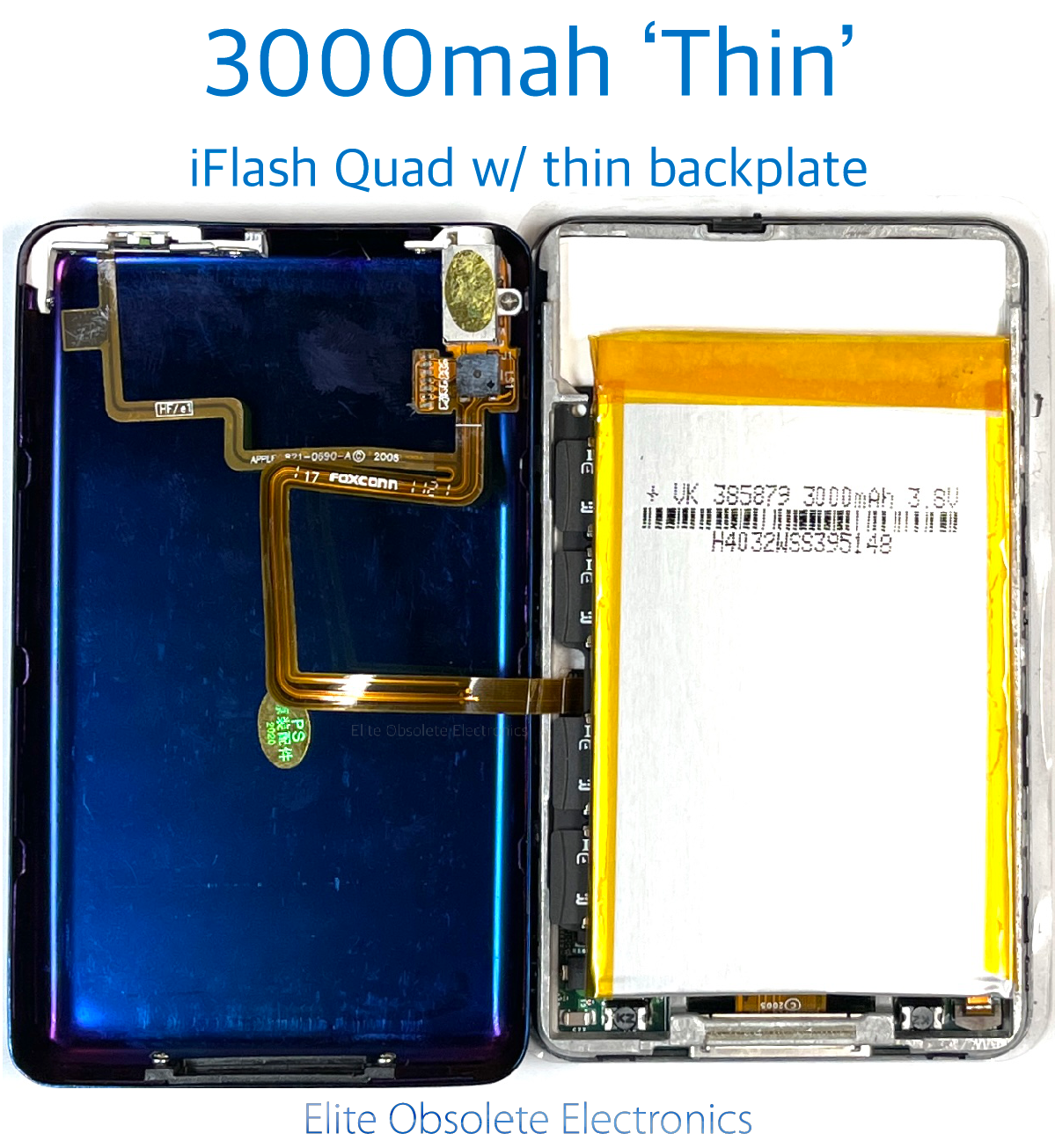 3000mah Thin Model Extended Capacity Lithium-Ion Polymer Battery 3000mah Thin Model Extended Capacity Lithium-Ion Polymer Battery