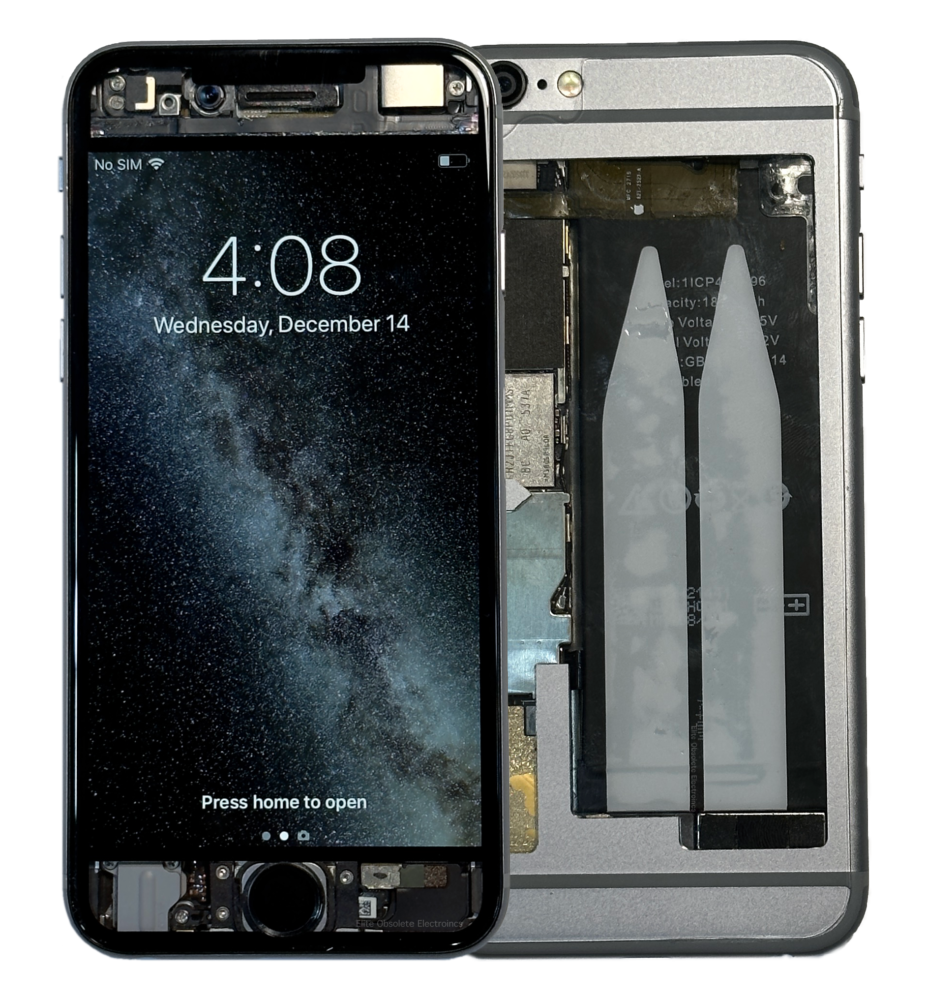 Apple iPhone 6 Custom Refurbished Transparent Space Gray 64GB Apple iPhone 6 Custom Refurbished Transparent Space Gray 64GB