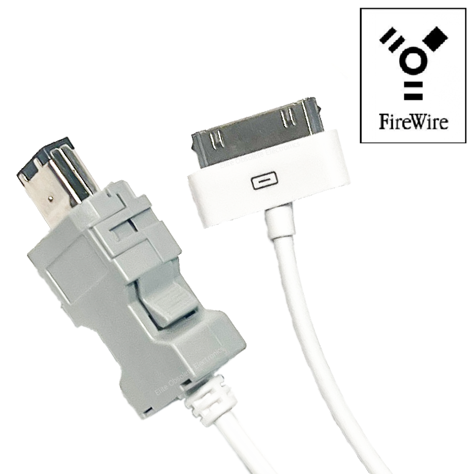 New Generic 30-Pin to FireWire 400 Cable for iPod (Charging only - no data)