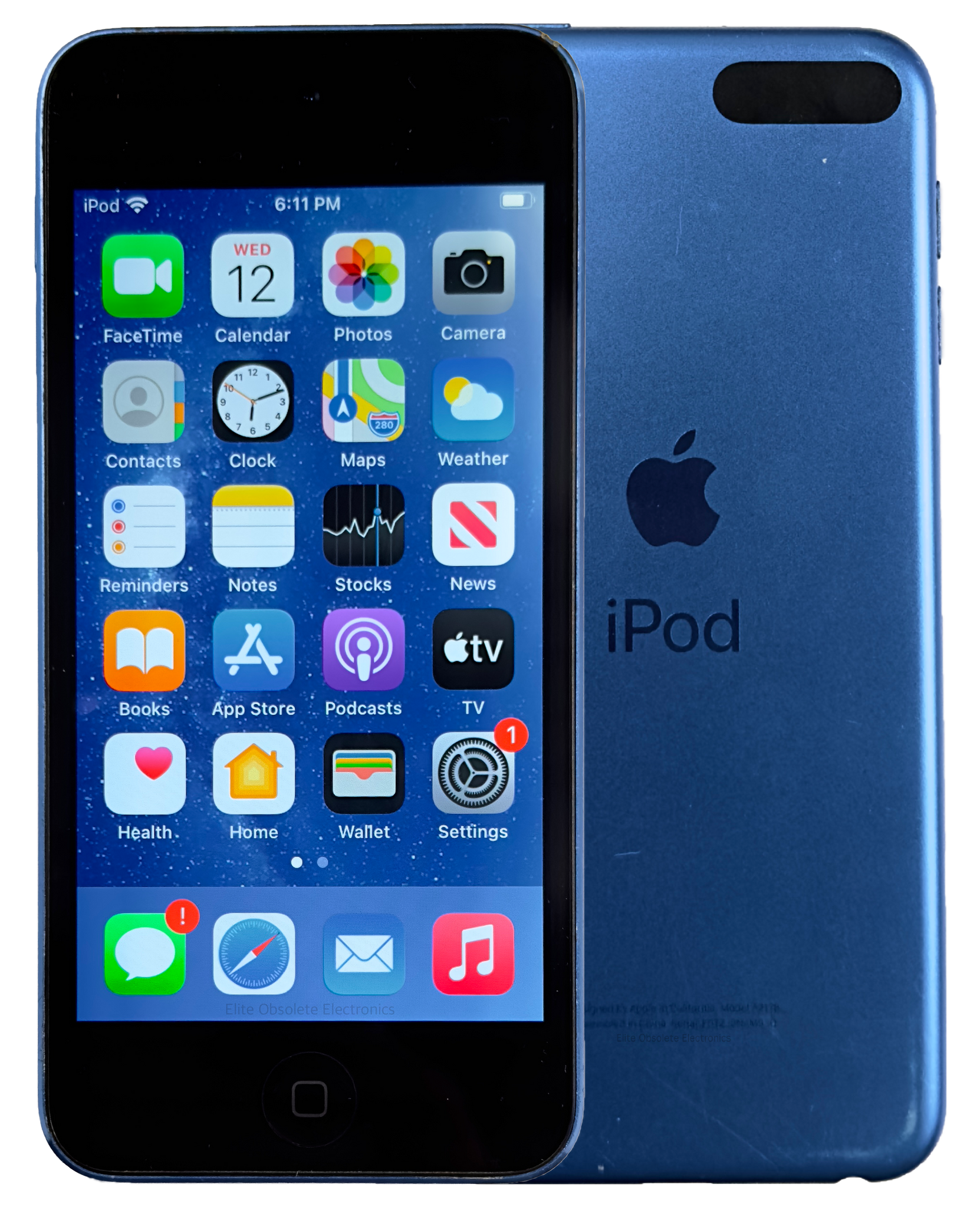 Refurbished Apple iPod Touch 7th Generation Blue & Black 32GB MVHU2LL