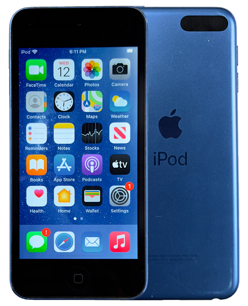 Refurbished Apple iPod Touch 7th Generation A2178 Blue & Black 32GB MVHU2LL/A