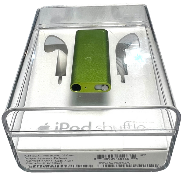 ‘Thanks from Ebates’ Open Box Apple iPod Shuffle 3rd Generation 2GB Green PC381LL/A