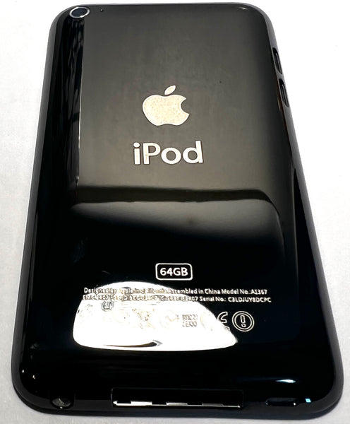 Black Backplate for Apple iPod Touch 4th Generation 32GB 64GB