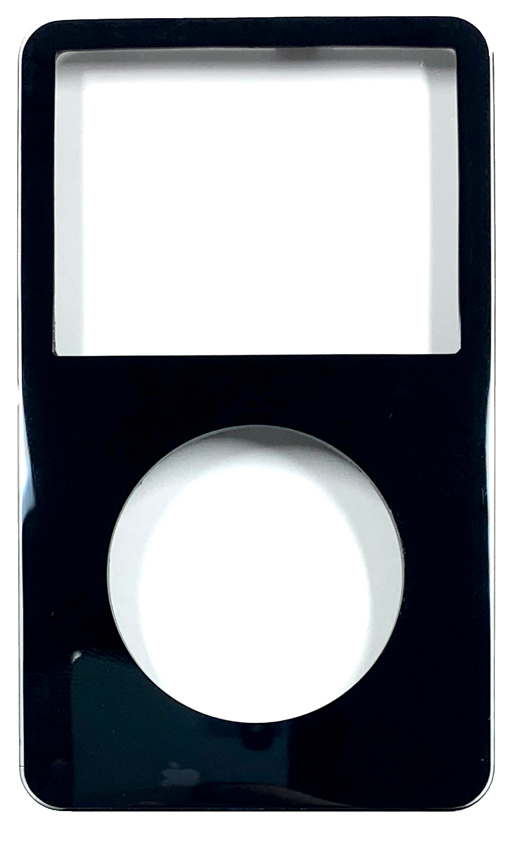 Black Faceplate For Apple iPod Video 5th & 5.5 Generation Plastic