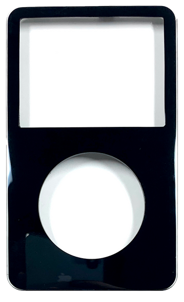 Black Faceplate For Apple iPod Video 5th & 5.5 Generation Plastic