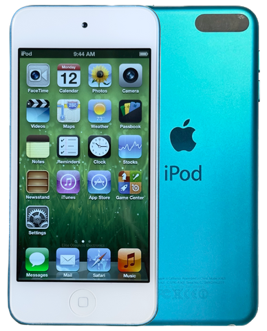 Open Box Apple iPod Touch 5th Generation 32GB 64GB Blue Rare iOS 6.1.3 New Battery & Mint