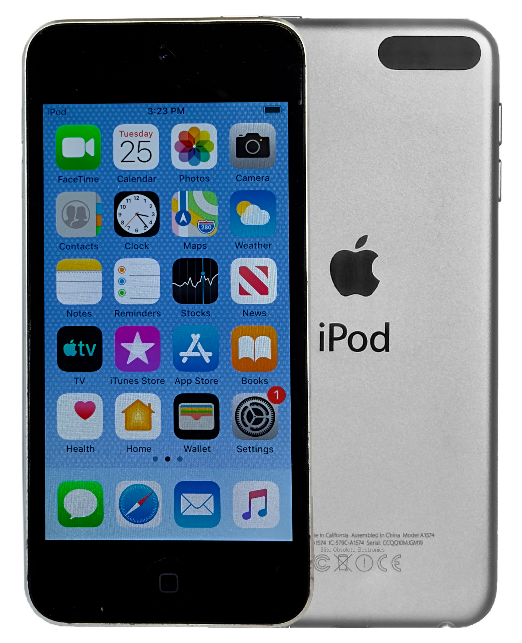 Refurbished Apple iPod Touch 6th Generation Black & Silver 16GB 32GB A1574 MKH42LL/A MKHX2LL/A