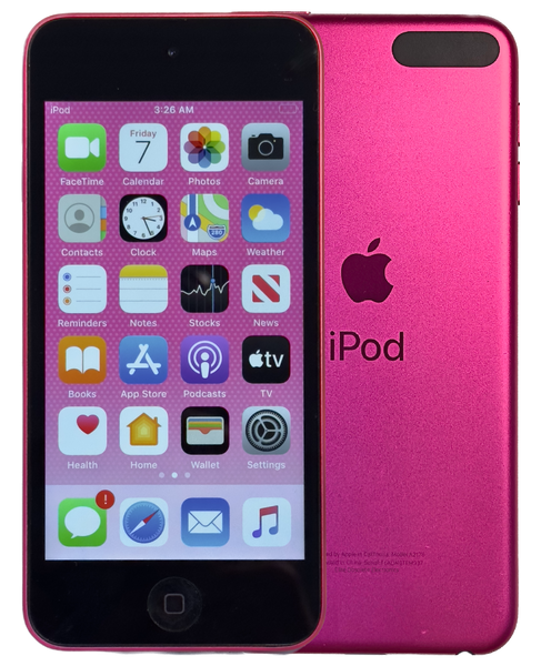 Rare iOS 13.3.0 Refurbished Apple iPod Touch 7th Generation Pink & Black 32GB MVHR2LL/A
