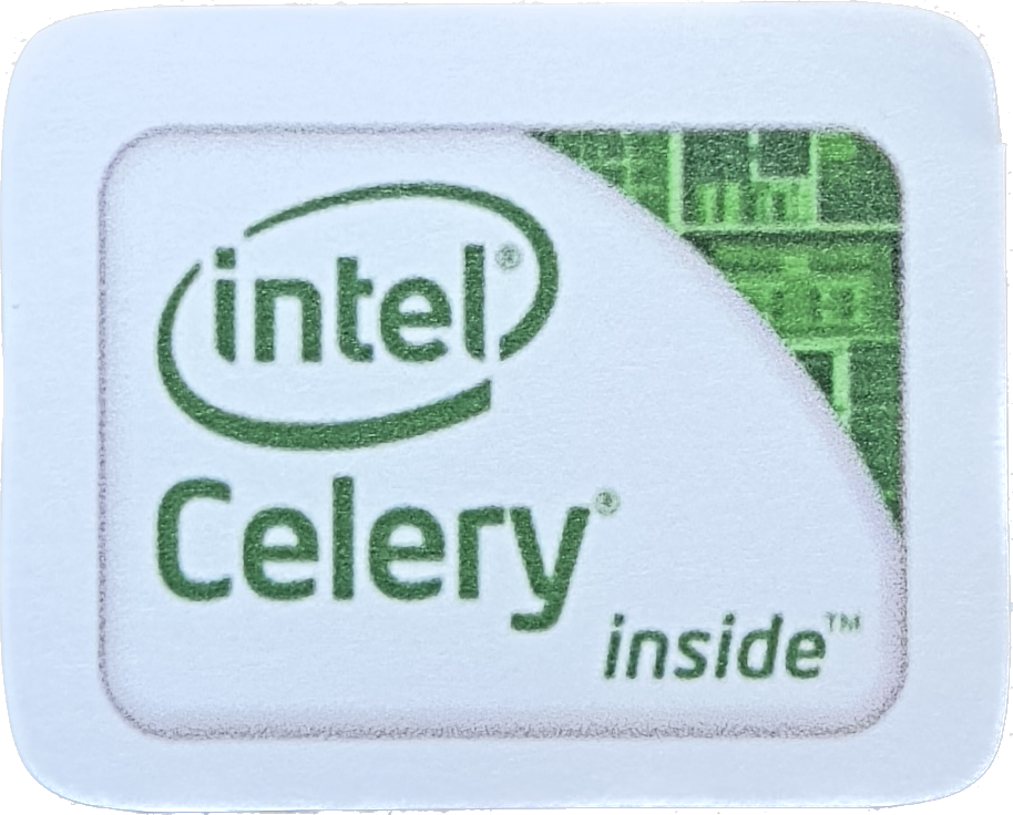 ‘Celery Inside’ Intel Celeron Sticker