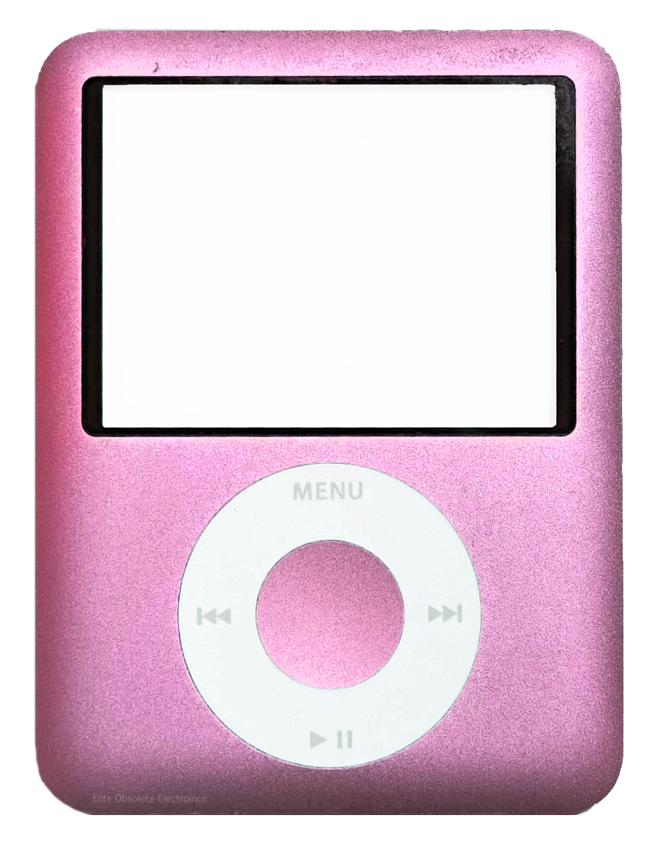 Original Pink Faceplate & Click Wheel for Apple iPod Nano 3rd Generation Used