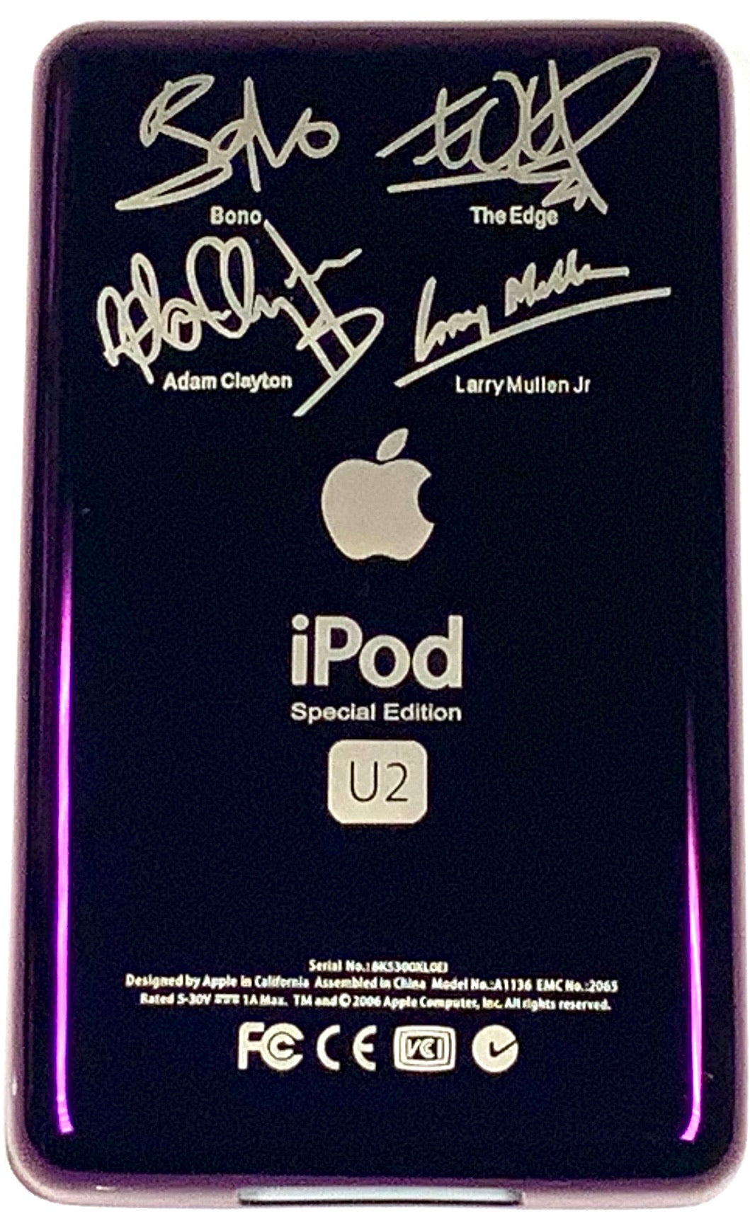 Thin Purple Wine U2 Special Edition Backplate for Apple iPod Thin Purple Wine U2 Special Edition Backplate for Apple iPod
