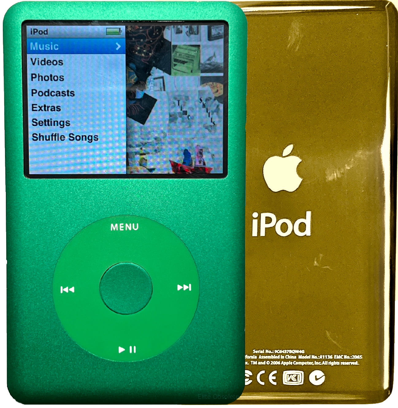 New Apple iPod Classic 6th & 7th Generation Green / Green / Green (Gold)