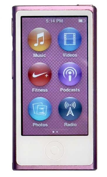 Refurbished Apple iPod Nano 7th Generation 16GB Purple MD479LL/A A1446 New Battery