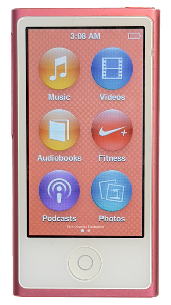 Refurbished Apple iPod Nano 7th Generation 16GB Pink Salmon MD475LL/A A1446 New Battery