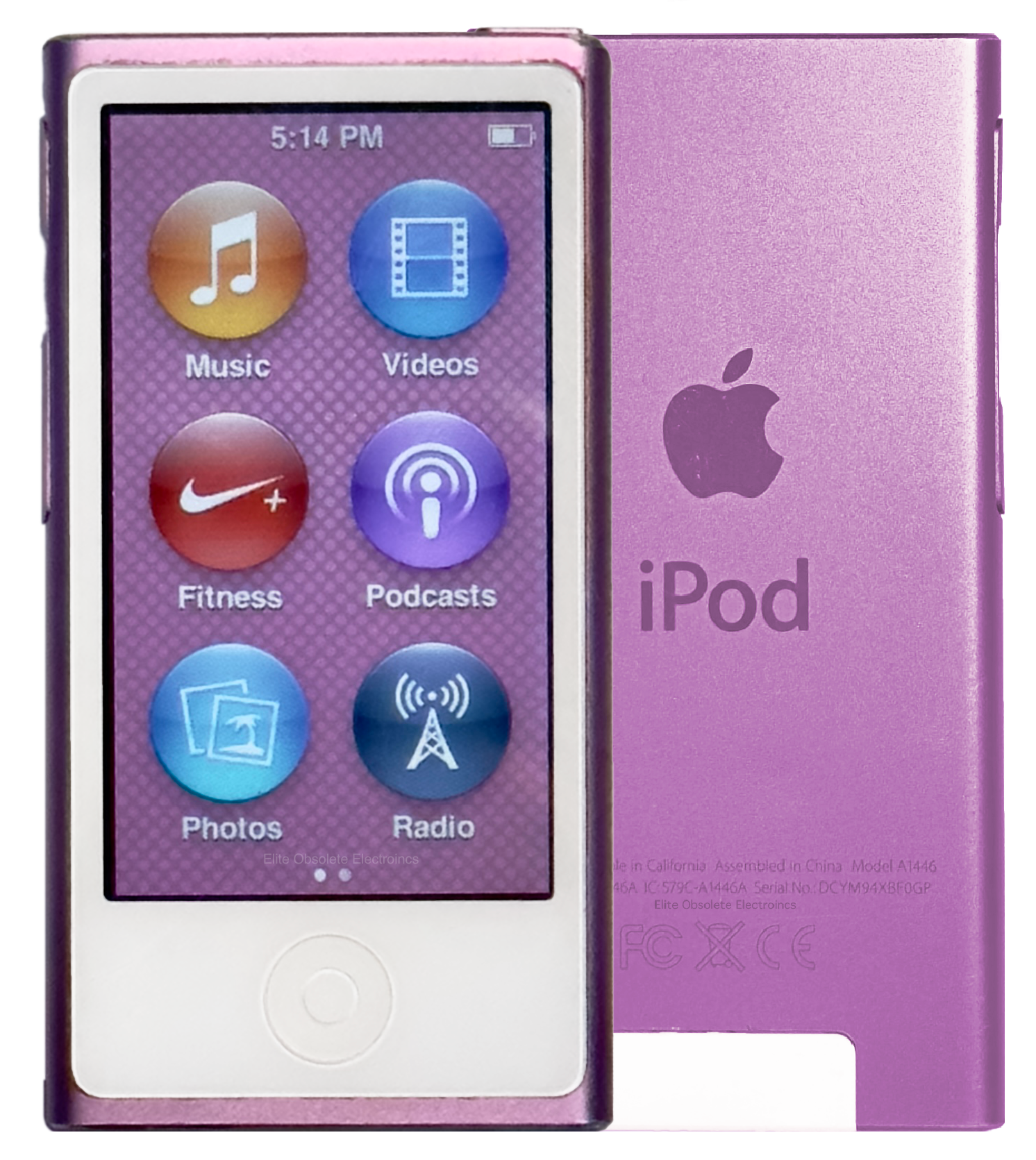 iPod nano 16GB パープル 紫 第7世代 2013年 美品 All Refurbished Apple iPod Nanos – Tagged