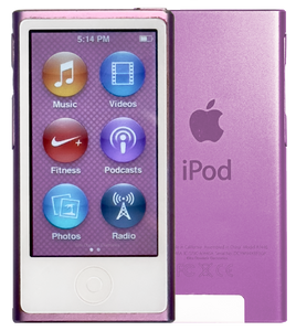 Refurbished Apple iPod Nano 7th Generation 16GB Purple MD479LL/A A1446 New Battery