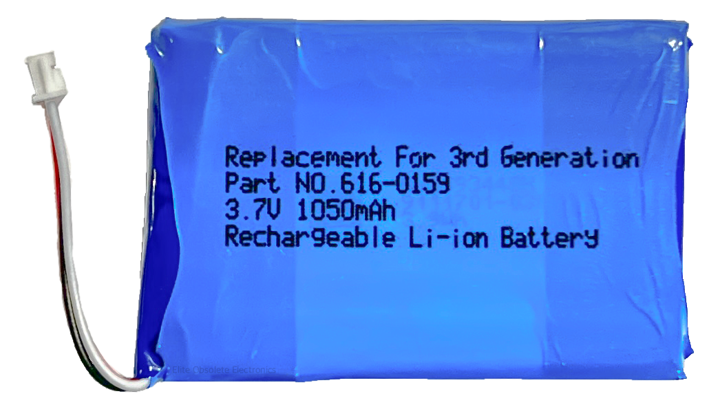 1050mah Li-on Replacement Battery for Apple iPod Classic 3rd Generation