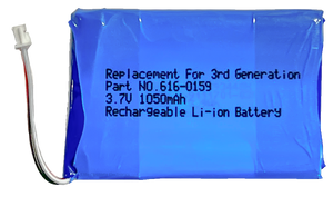 1050mah Li-on Replacement Battery for Apple iPod Classic 3rd Generation