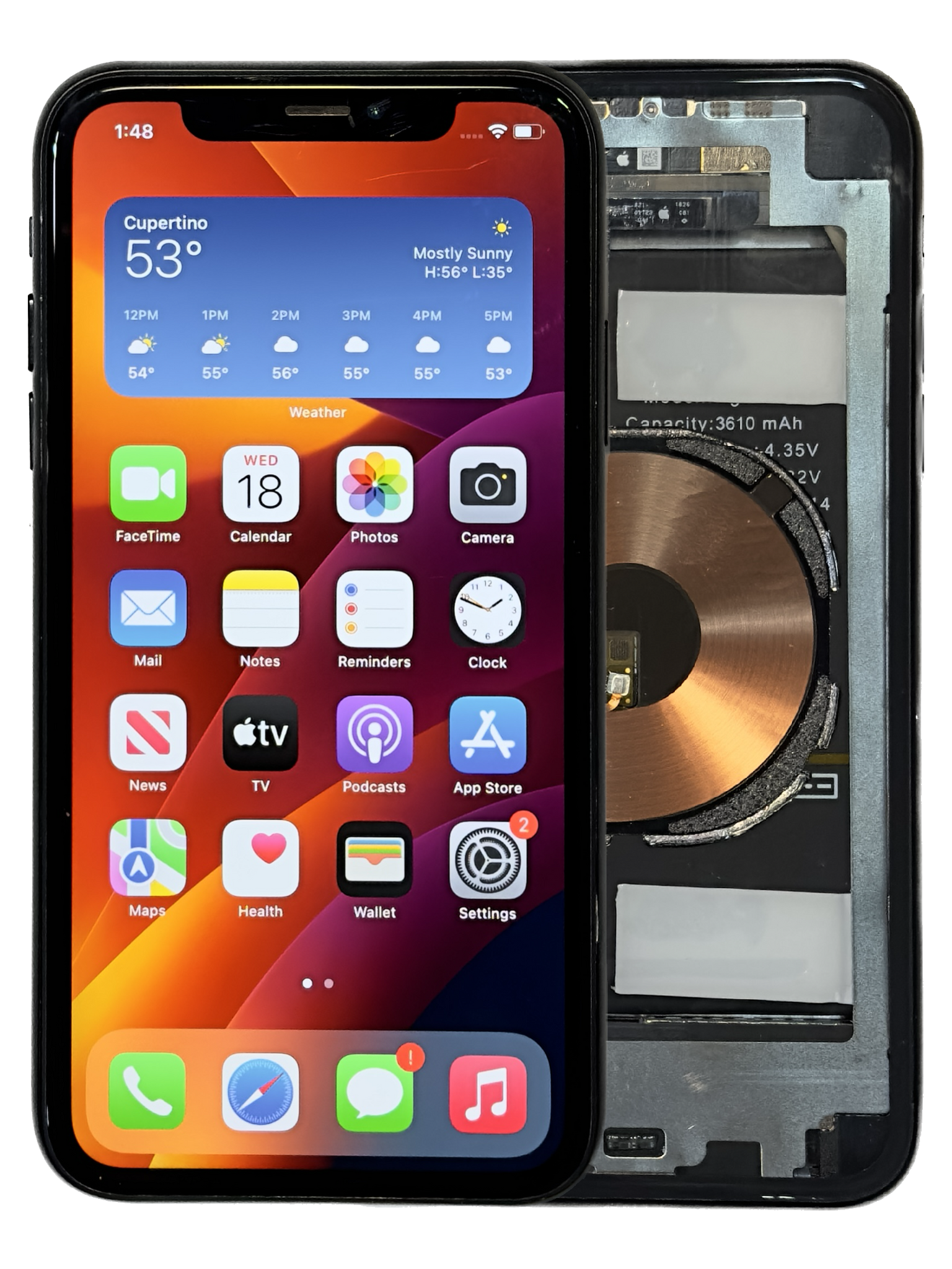 256GB Apple iPhone XR Custom Refurbished Transparent Factory Unlocked