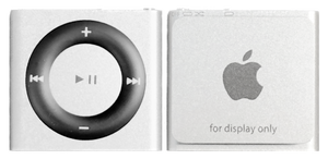 New ‘For Display Only’ Genuine Apple iPod Shuffle 4th Generation Silver & Black Retail Dummy / Demo Unit