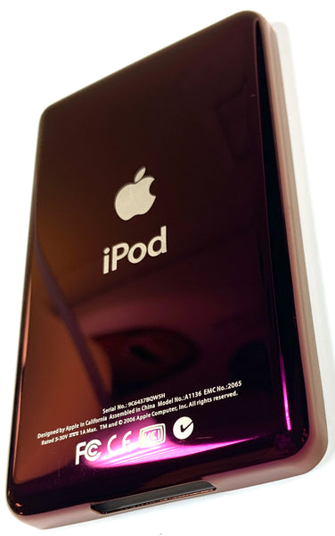 Thick Purple Wine Universal Backplate for Apple iPod Classic 6th 7th & iPod Video 5th 5.5 Enhanced