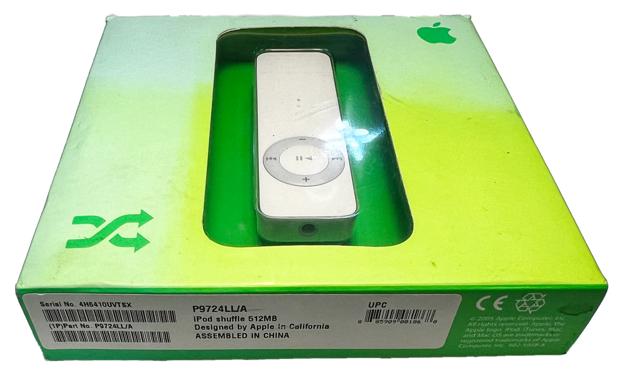 ‘Scitor Kickoff 2007 You’ve Gotta Believe’ Open Box Apple iPod Shuffle 1st Generation 512MB P9724LL/A