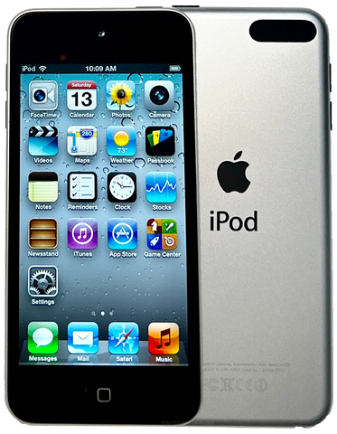 Open Box Apple iPod Touch 5th Generation 16GB Silver Black ME643LL/A No iSight Rare iOS 6.1.3
