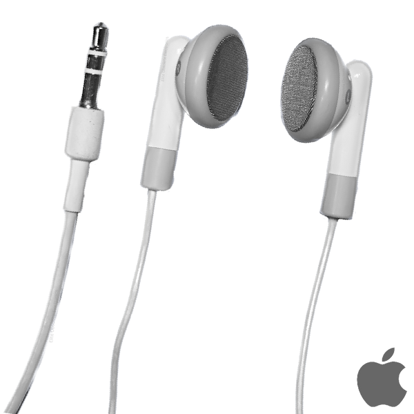Original 2001 Apple Earbuds Headphones for iPod 3.5mm Auxiliary 603-6261 New & Used